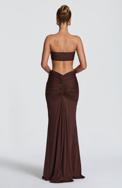 Nuala Bandeau - Plum Brown