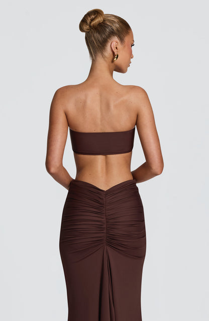 Nuala Bandeau - Plum Brown