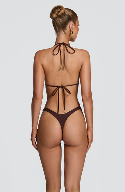 Jodie Bikini Bottom - Plum Brown
