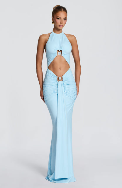 Aesha Maxi Dress - Sky Blue
