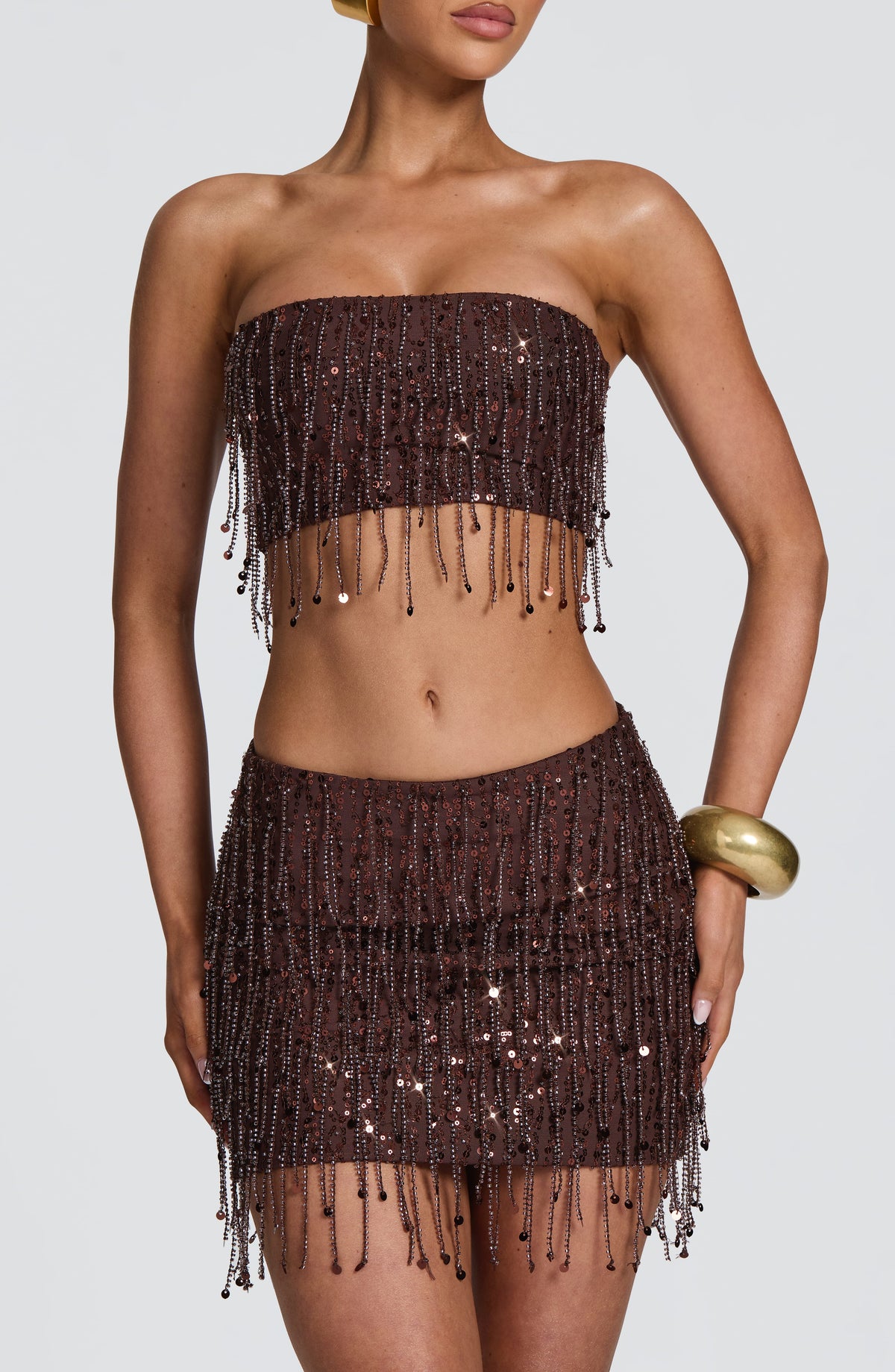 Blaise Top - Plum Brown
