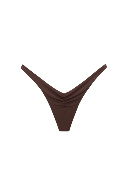 Brianna Bikini Bottom - Plum Brown