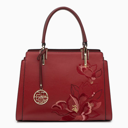 Cleo Genuine Leather Medium Tote Bag