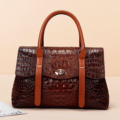 Leocadia Crocodile Pattern Medium Tote Bag