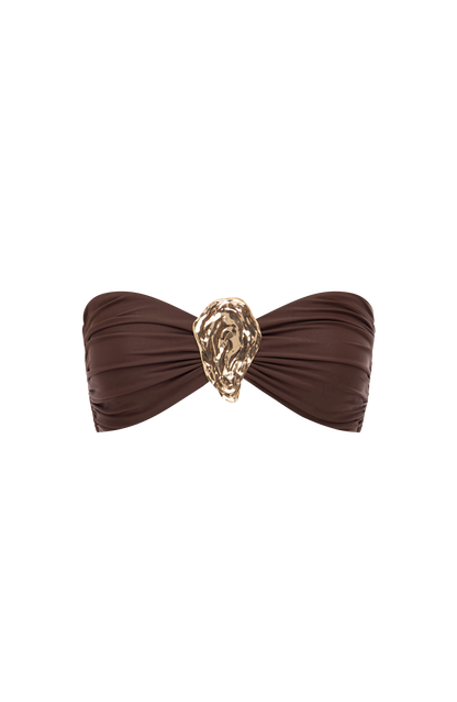 Nuala Bandeau - Plum Brown