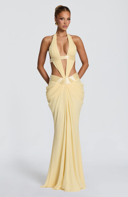 Sophie Maxi Dress - Lemon