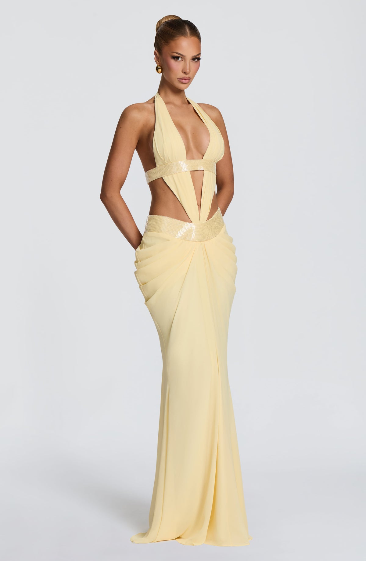 Sophie Maxi Dress - Lemon