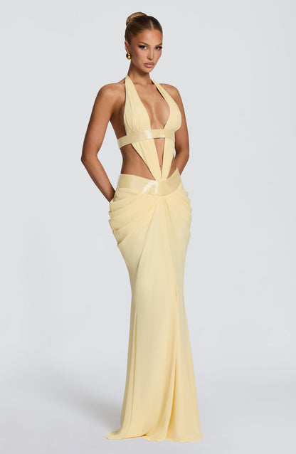 Sophie Maxi Dress - Lemon
