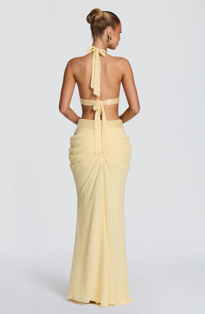 Sophie Maxi Dress - Lemon