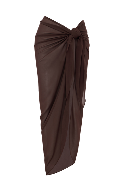 Talia Sarong - Plum Brown
